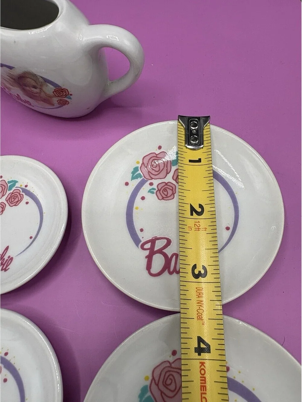 Vintage Barbie 1:6 Ceramic Tea Set Lot 9pc Replacement Lot